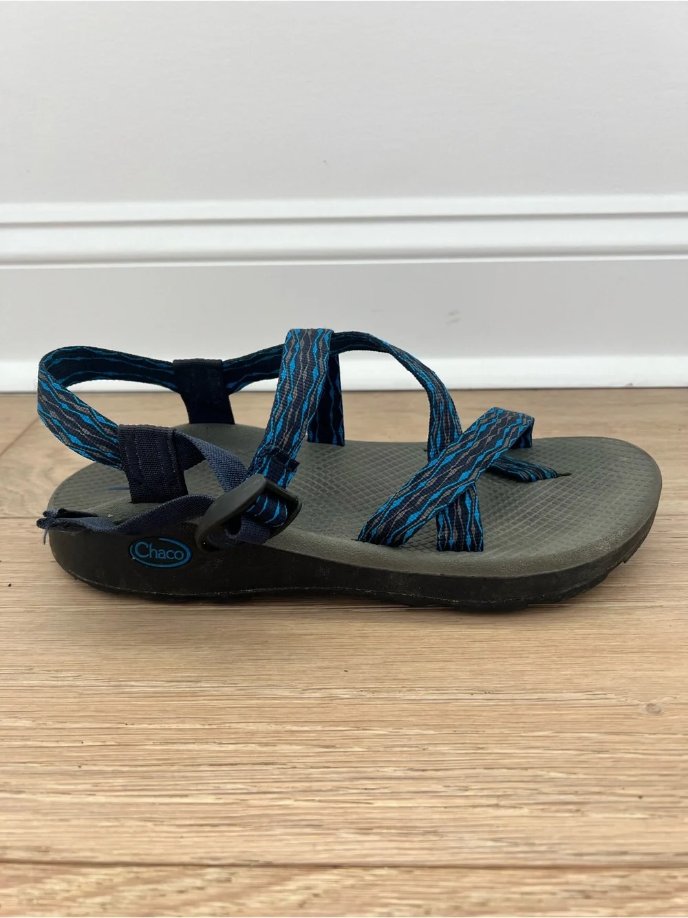 Chaco Z Cloud 2 Sport Sandal Hiking/Water Shoe Men’s Size 10 Blue Black